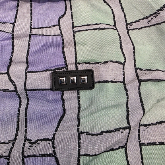 Jamie Sadock Plaid Sun Shield SPF 50 Cooltrex Golf Shirt Purple Green XXL EUC - Picture 11 of 13